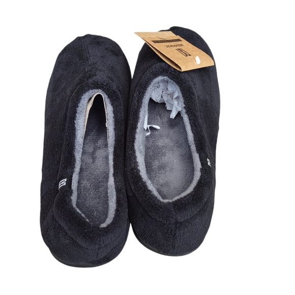 NWT Merrimac Size 10 Minimalist Memory Foam Black Slippers - Picture 6 of 10